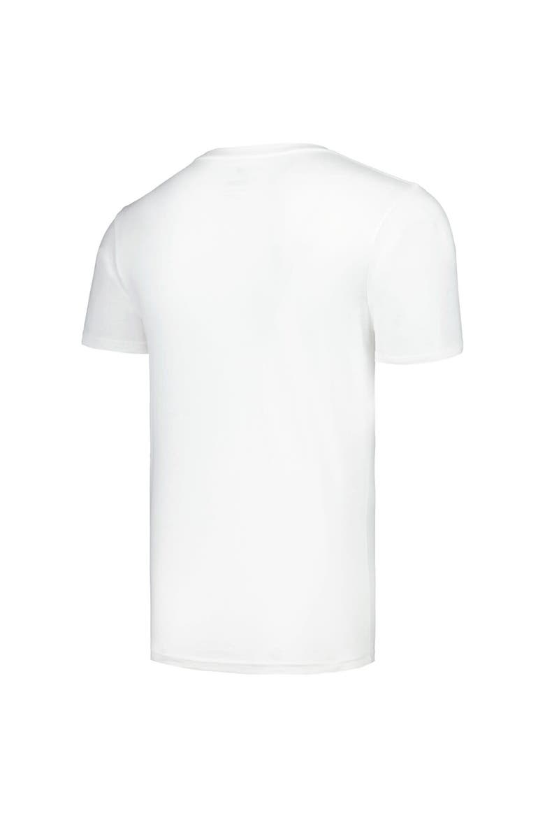 Men's League Collegiate Wear White Miami Hurricanes Smiley All American T-Shirt, Alternate, color, White