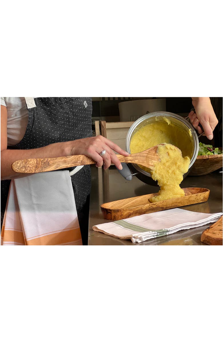 Verve Culture Olivewood Polenta Spoon, Alternate, color, NO COLOR