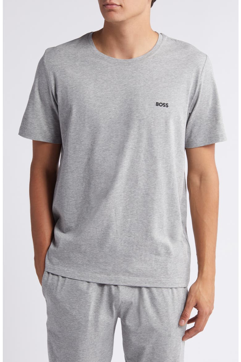 Mix Match Pajama T-Shirt, Main, color, MEDIUM GREY