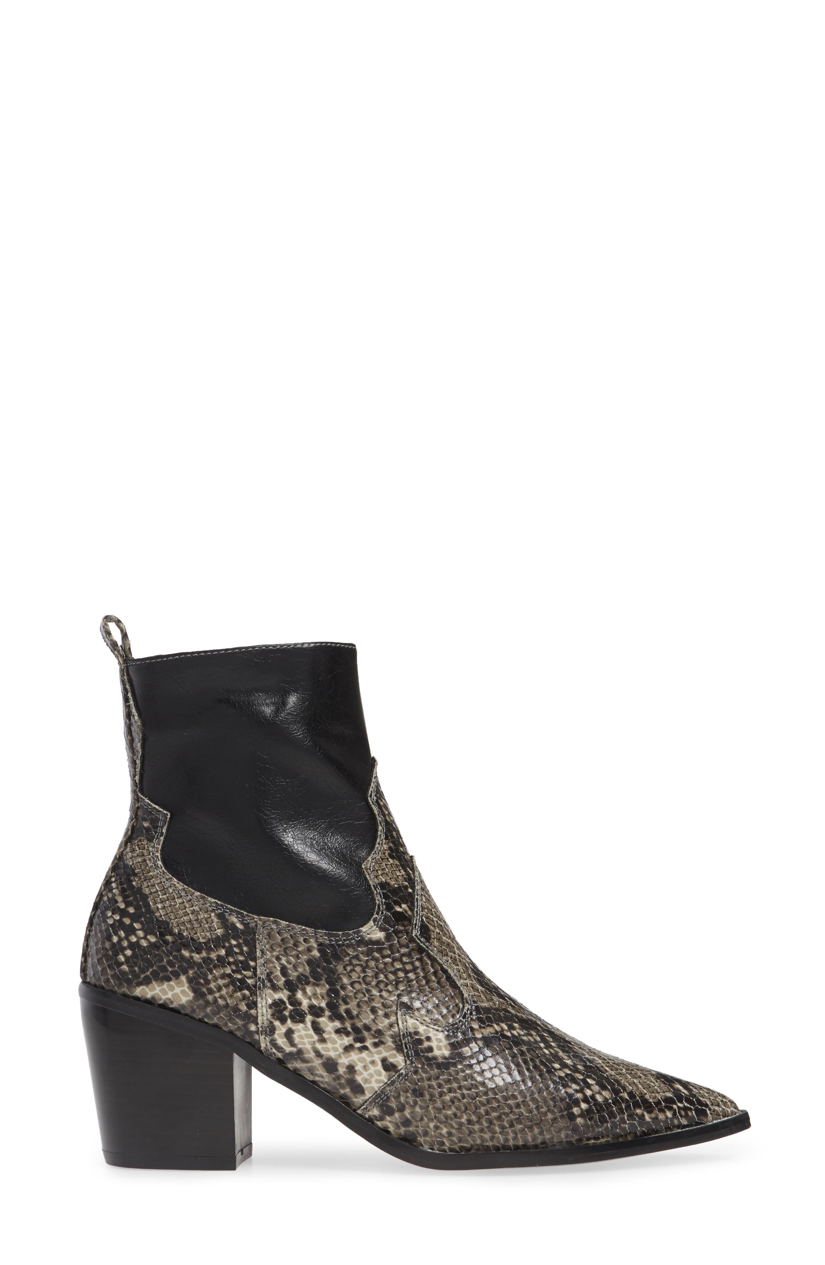 Topshop Bliss Western Boot, Alternate, color, 