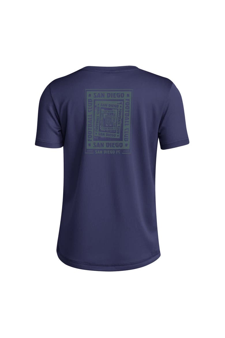 Youth adidas  Navy San Diego FC Local Wrap T-Shirt, Alternate, color, Navy