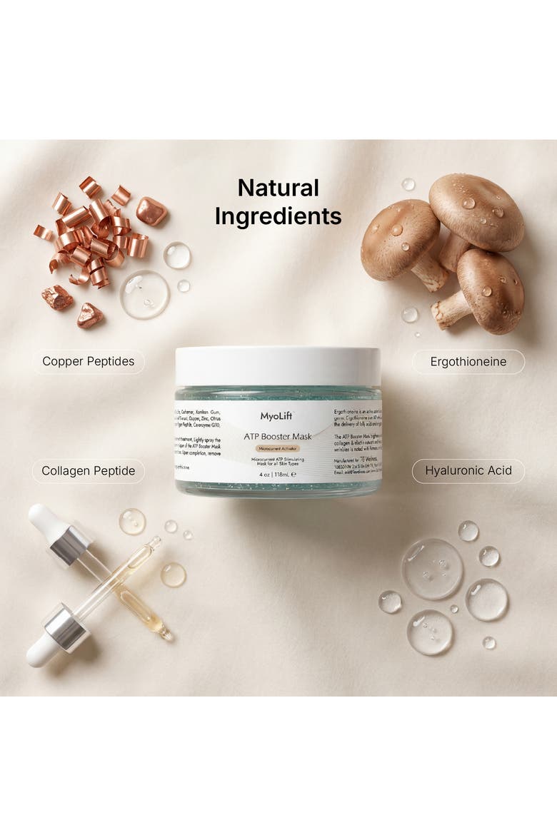 ATP Booster Gel Mask, Alternate, color, Transparent