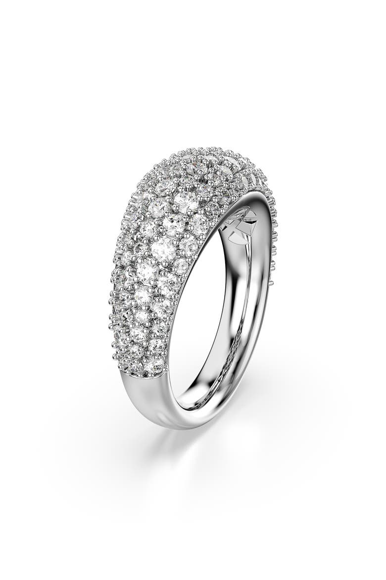 Sublima Crystal Ring, Alternate, color, WHITE/ SILVER