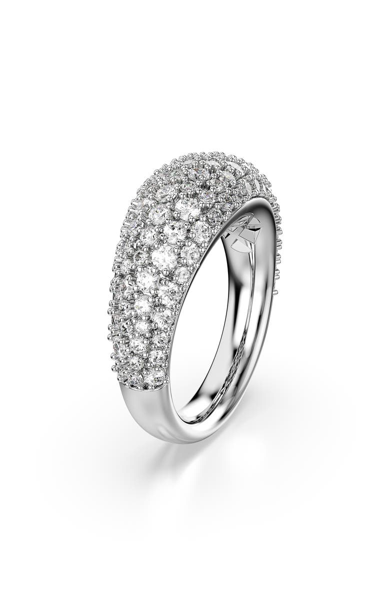 Swarovski Sublima Crystal Ring, Alternate, color, White/ Silver