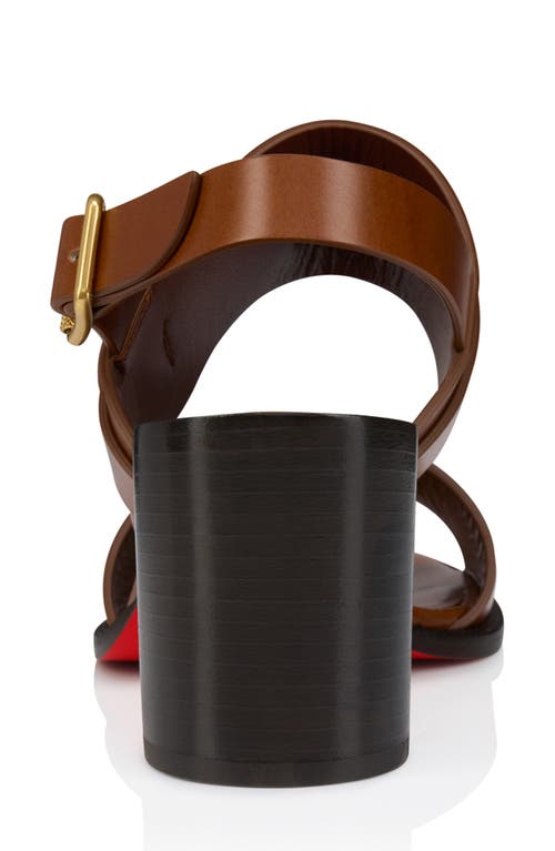 Christian Louboutin In Roma Block Heel Sandal In Multi