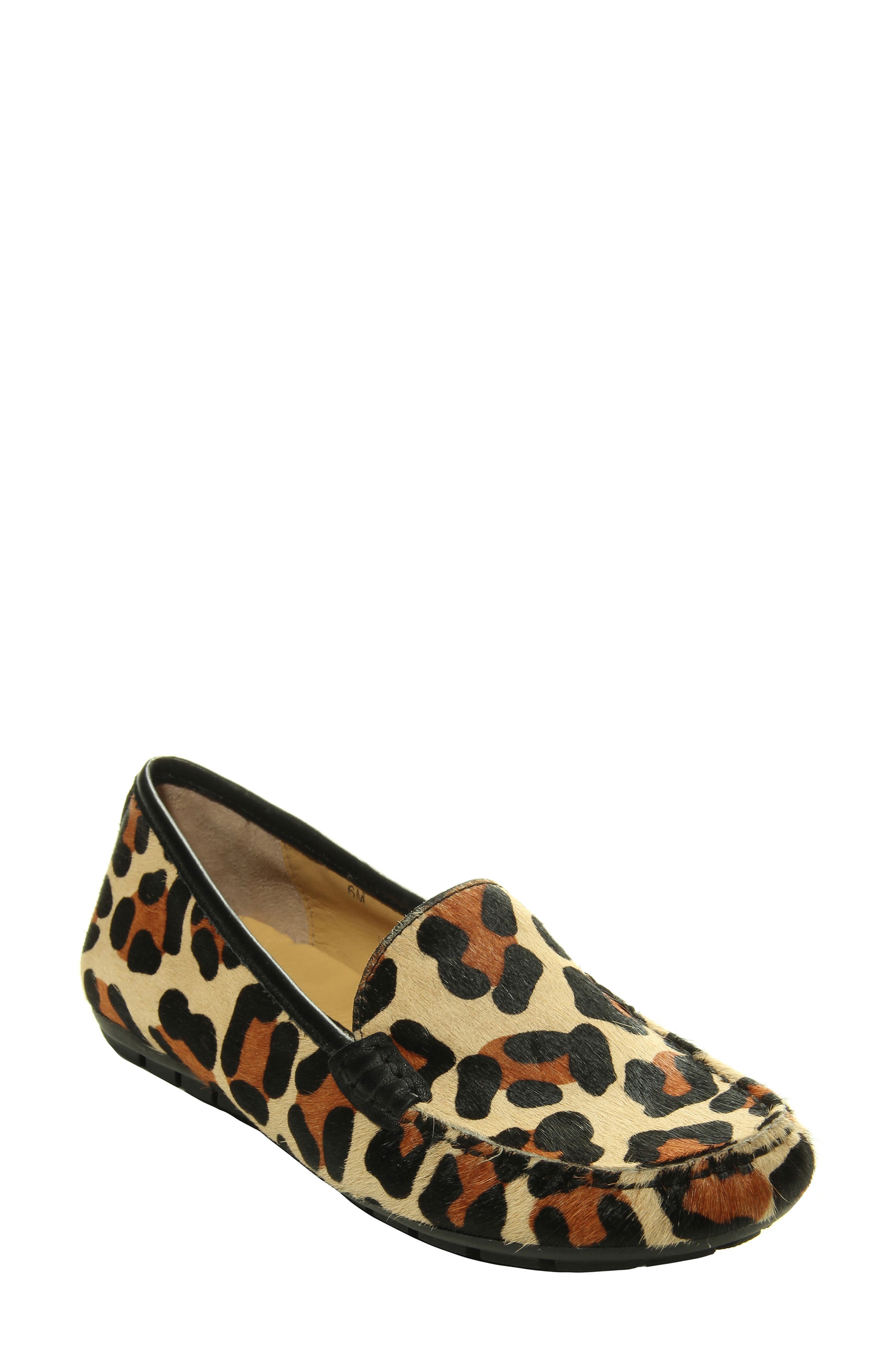 Albion Genuine Calf Hair Loafer, Main, color, CAMEL CALF HAIR