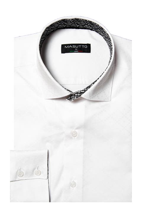 Willis Geometric Button-Up Long Sleeve Shirt