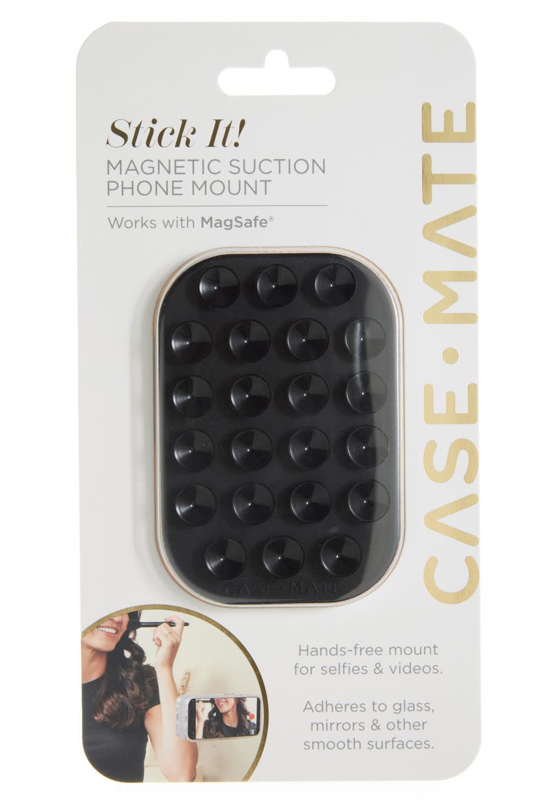 Magnetic Stick It Suction Phone Mount, Main, color, MIDNIGHT