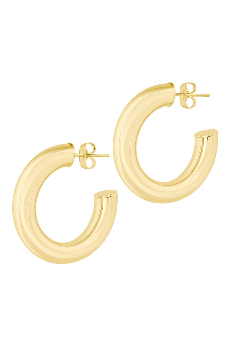 Idol Hoop Earrings, Main, color, GOLD