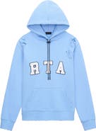 RtA Markus Collegiate Frayed Hoodie