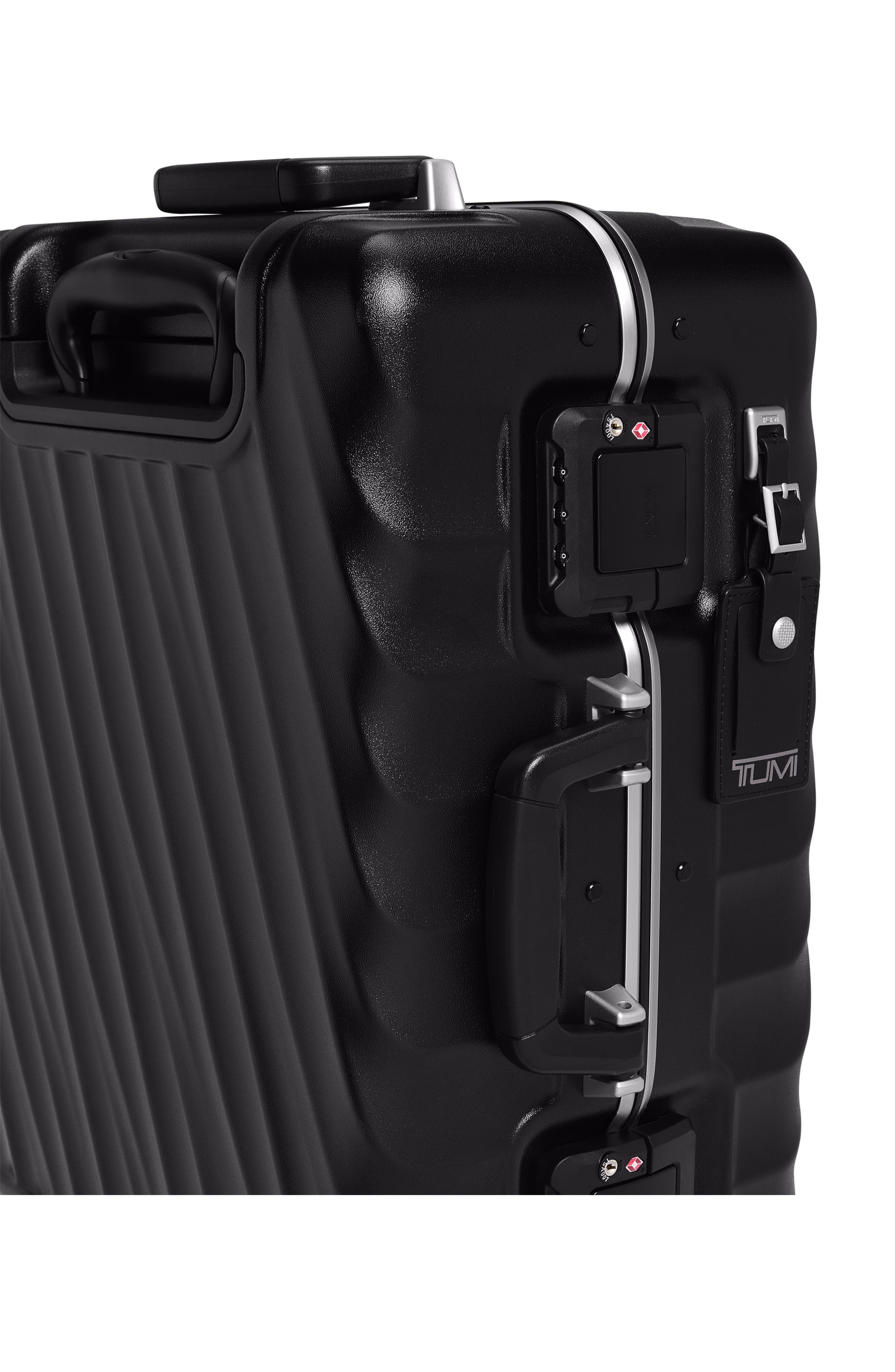 TUMI 19 Degree Polycarbonate 22-Inch International Spinner Carry-On, Alternate, color, Black Texture