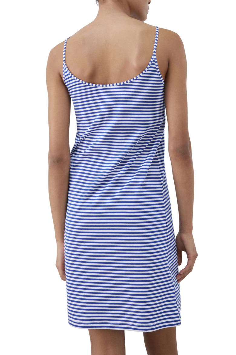 Stripe Cotton Dress, Alternate, color, BLUE