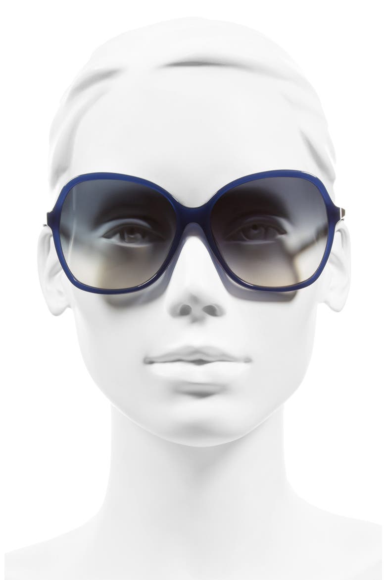 jolyn 58mm sunglasses, Alternate, color, BLUE/ GOLD