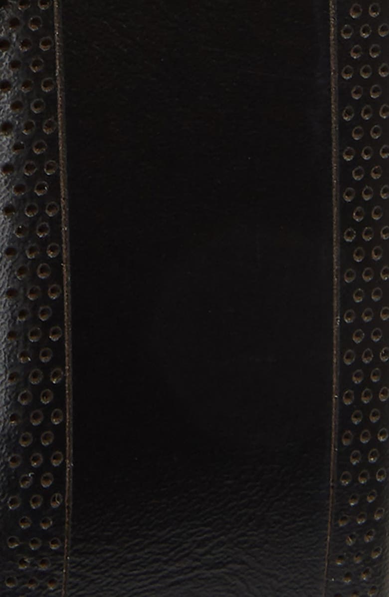 Johnston & Murphy Perforated Leather Belt, Alternate, color, 