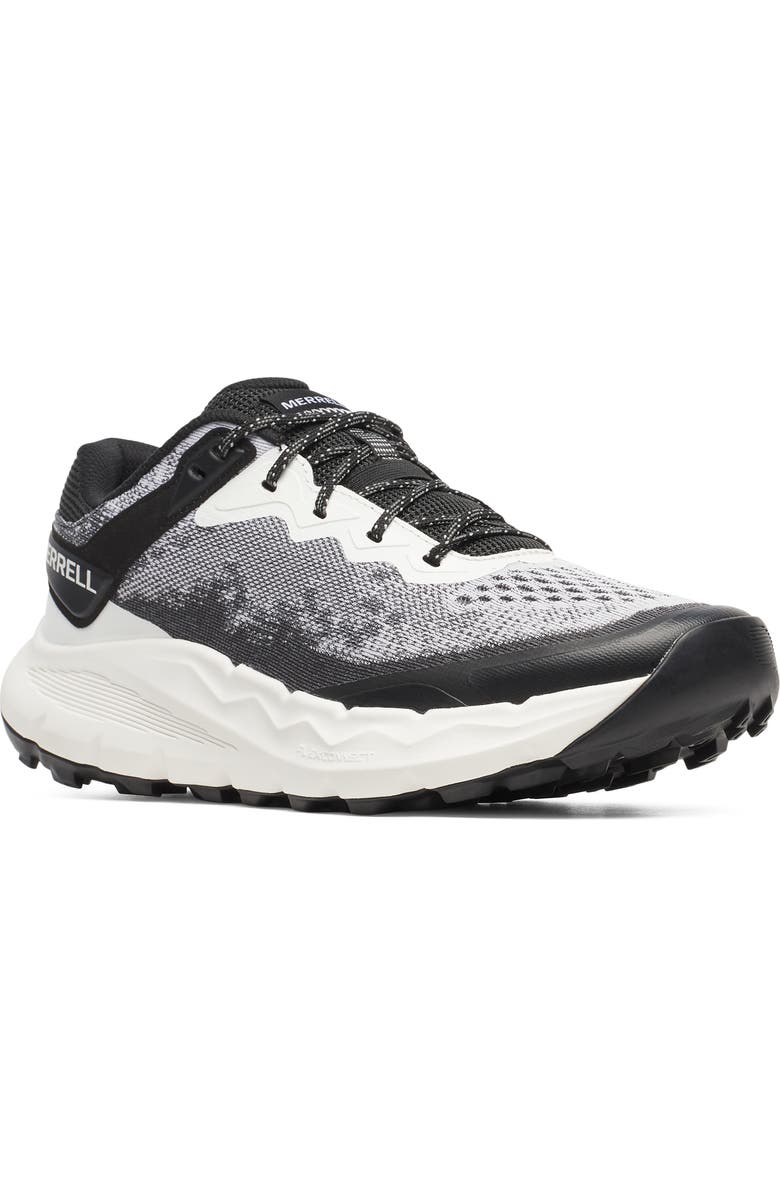 Merrell Nova 4 Traveller Running Shoe, Main, color, White/ Black