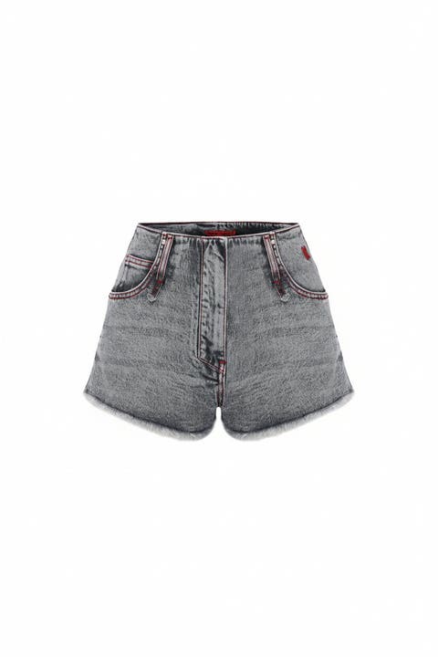 Cotton Faded Super Mini Short