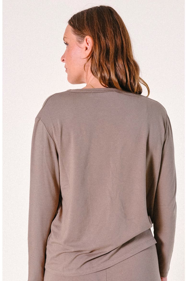 Toni PJ Shirt, Alternate, color, Olive