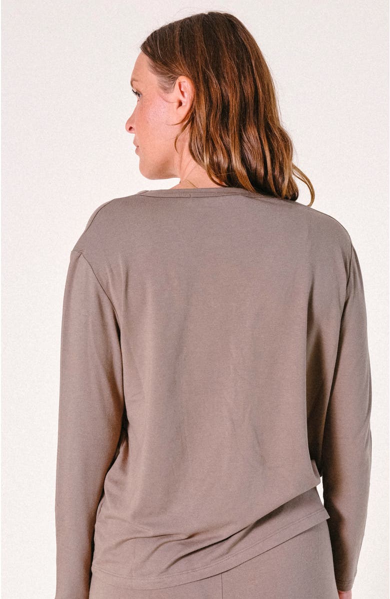 POPLINEN Toni PJ Shirt, Alternate, color, Olive