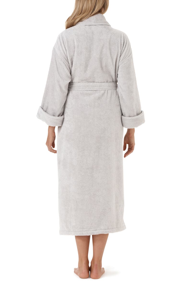 Unisex Classic Cotton Robe, Alternate, color, PEARL GREY