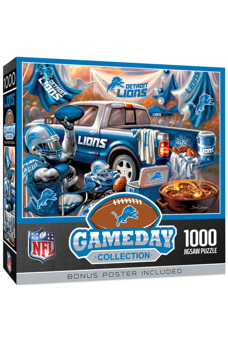 Detroit Lions Gameday 1000 Piece Puzzle, Main, color, Multicolor