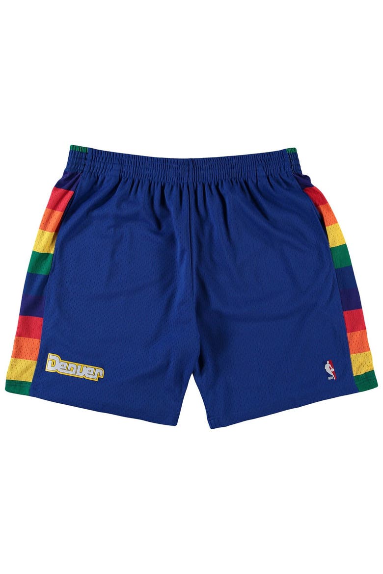 Men's Mitchell & Ness Royal Denver Nuggets Big & Tall Hardwood Classics Team Swingman Shorts, Main, color, Royal