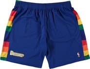 Mitchell & Ness Men's Mitchell & Ness Royal Denver Nuggets Big & Tall Hardwood Classics Team Swingman Shorts