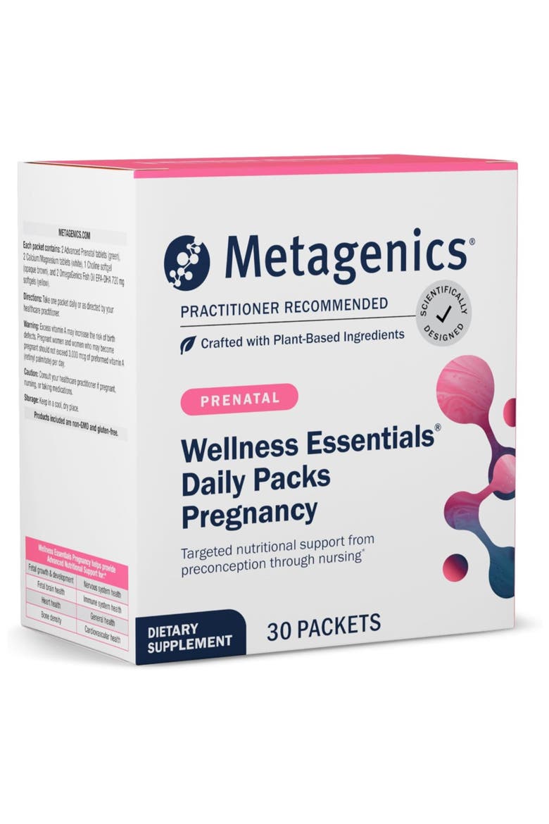 Wellness Essentials Prenatal Daily Multivitamin Packet Supplement 30 Packets, Main, color, None