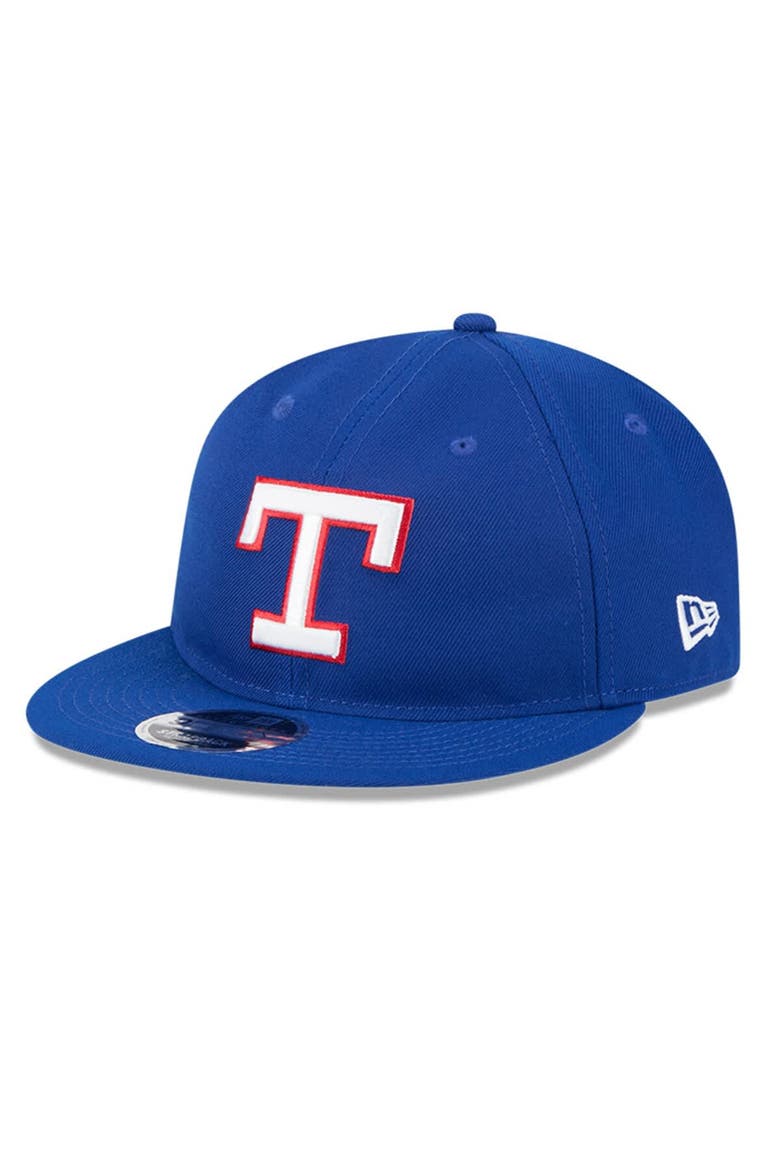 Men's New Era Royal Texas Rangers Baseball Hall of Fame Retro Crown 9FIFTY Adjustable Hat, Alternate, color, Royal