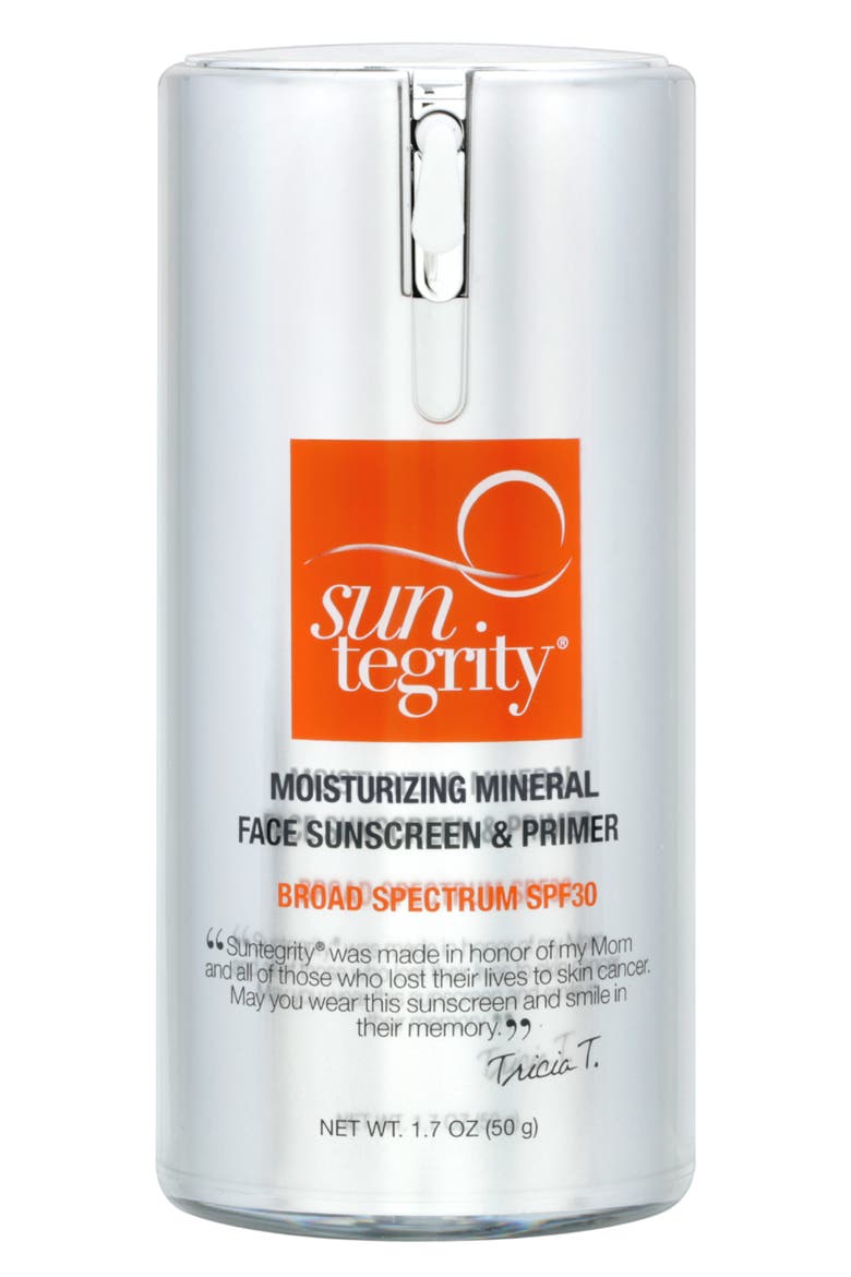 Moisturizing Face Sunscreen & Primer Broad Spectrum SPF 30, Main, color, NO COLOR