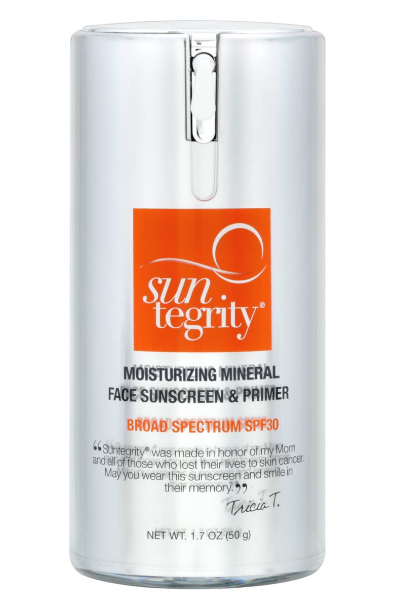 SUNTEGRITY Moisturizing Face Sunscreen & Primer Broad Spectrum SPF 30, Main, color,