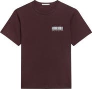Helmut Lang Ski Schedule Cotton Graphic T-Shirt