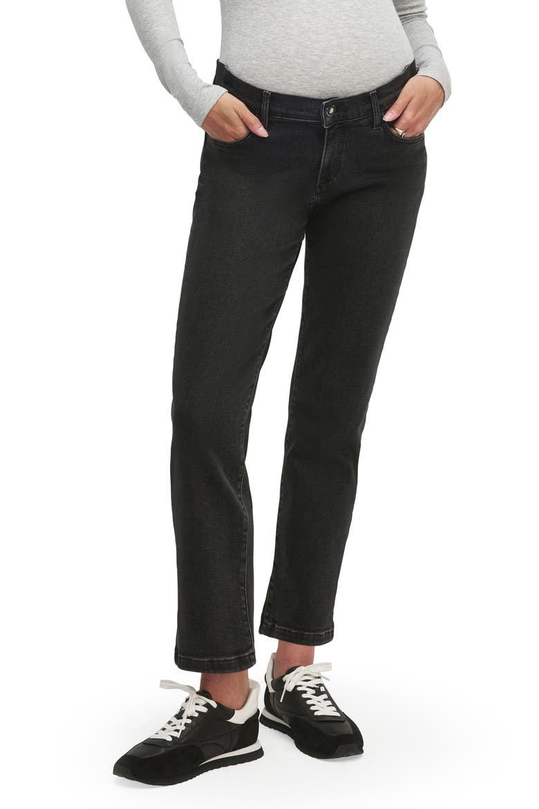 The Otto Mama Relaxed Straight Leg Maternity Jeans, Alternate, color, TUPELO