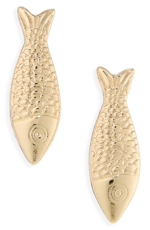 Fish Drop Earrings