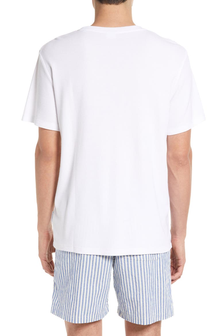 Clive Waffle Knit Tee, Alternate, color, 001 WHITE