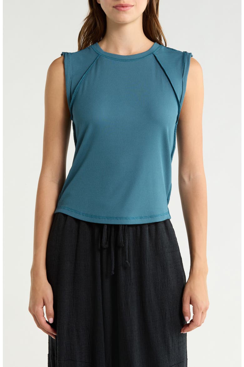 Love My Twist Muscle Tee, Main, color, RIPTIDE