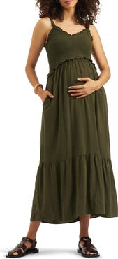 Ripe Maternity Brandi Shirred Dress