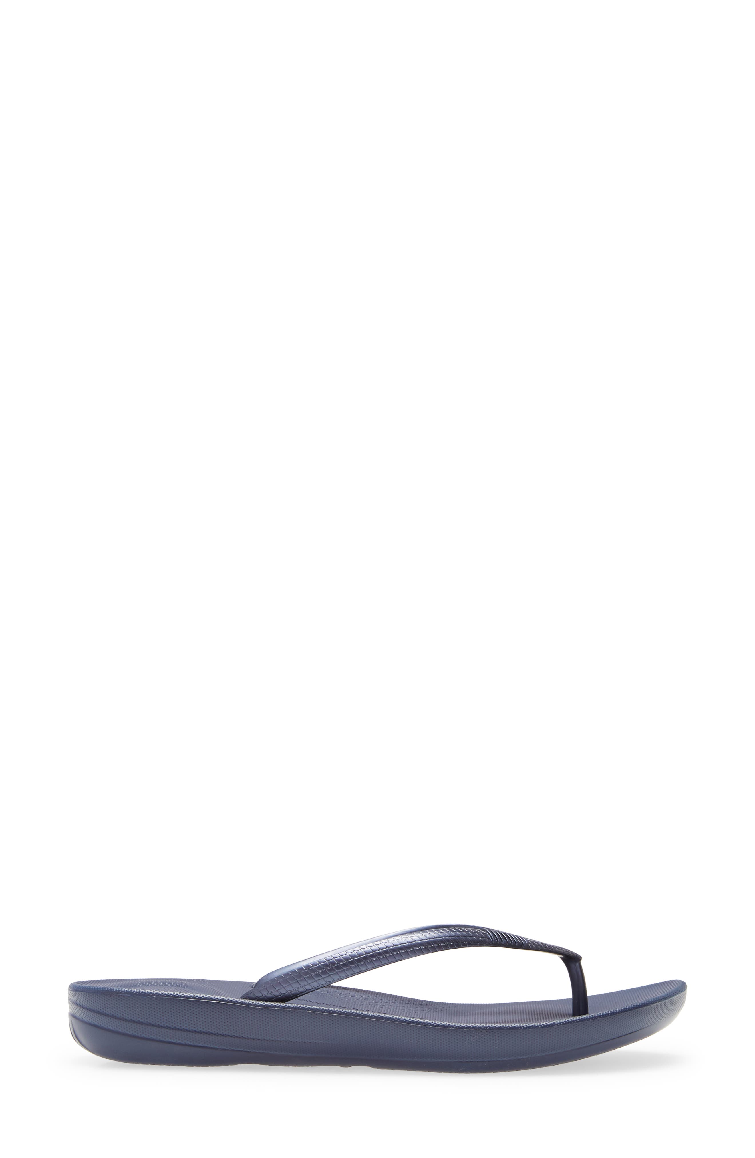 iQushion Flip Flop, Alternate, color, MIDNIGHT NAVY/ BLUE