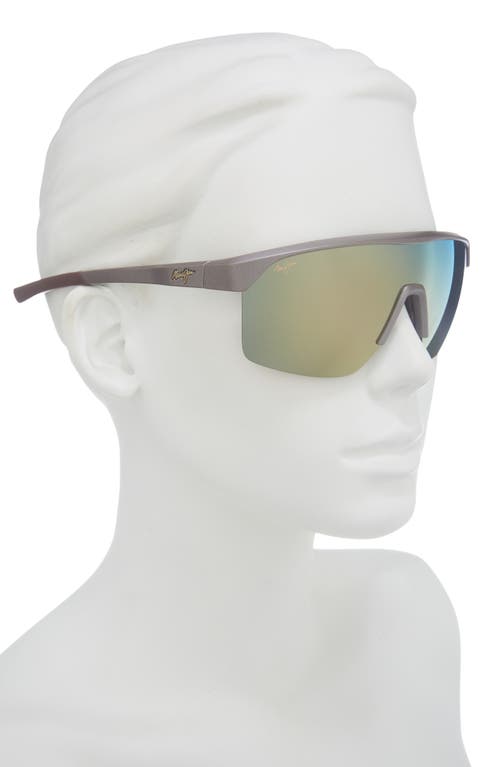 Maui Jim Paluna 99mm Polarizedplus2® Semi-rimless Sunglasses In Brown