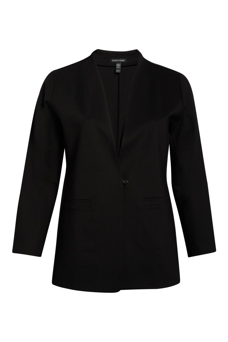 Shaped Blazer, Alternate, color, BLACK
