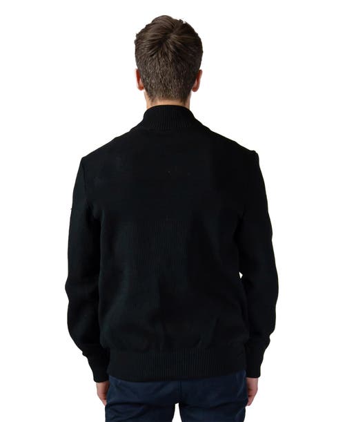 Woodpecker Hybrid Knit Jacket In Black