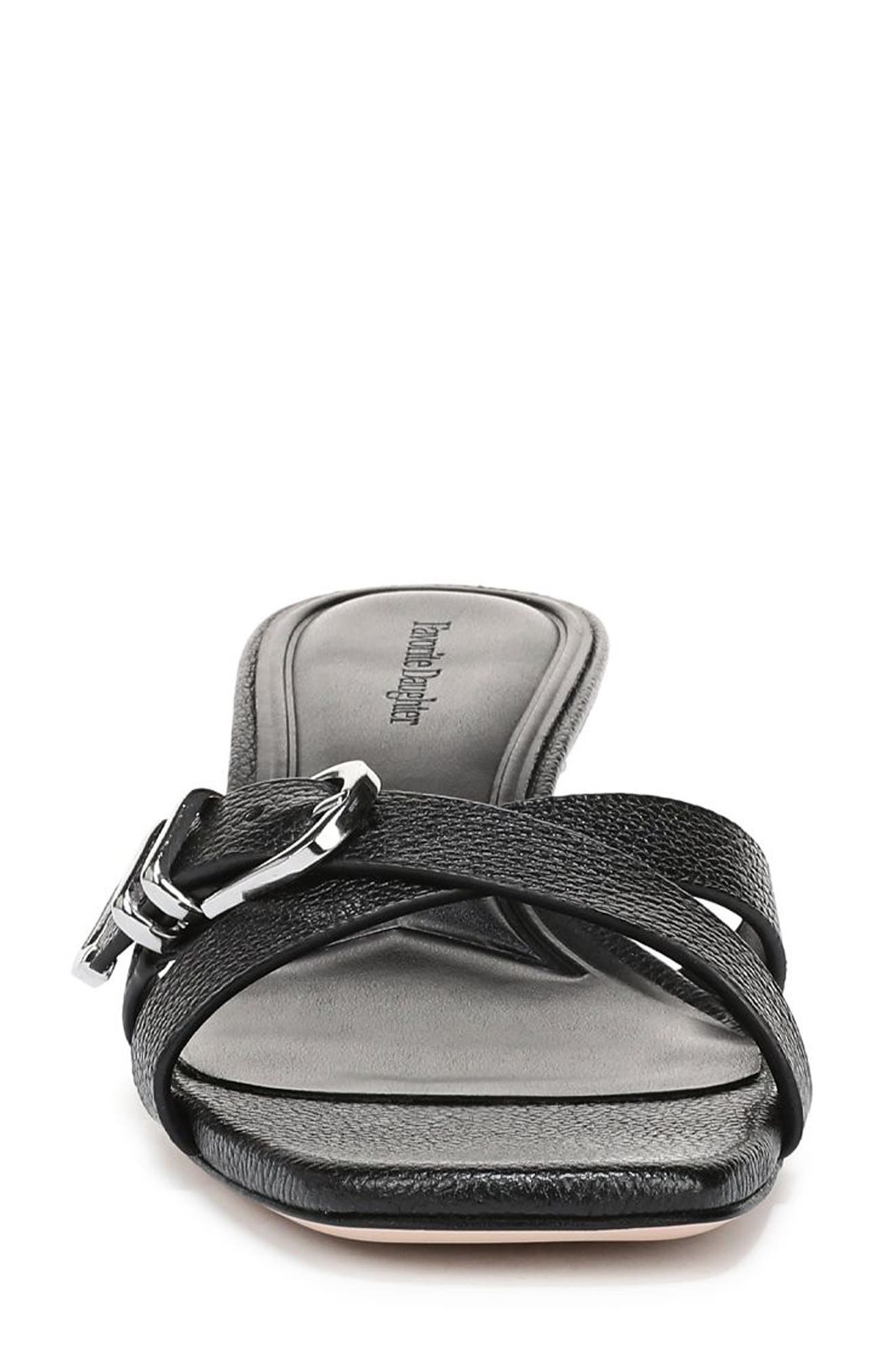 Favorite Daughter Shiloh Kitten Heel Sandal, Alternate, color, Black