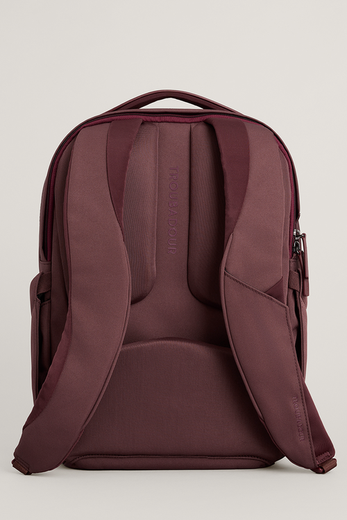 Troubadour Apex Compact Backpack 4.0 In Burgundy