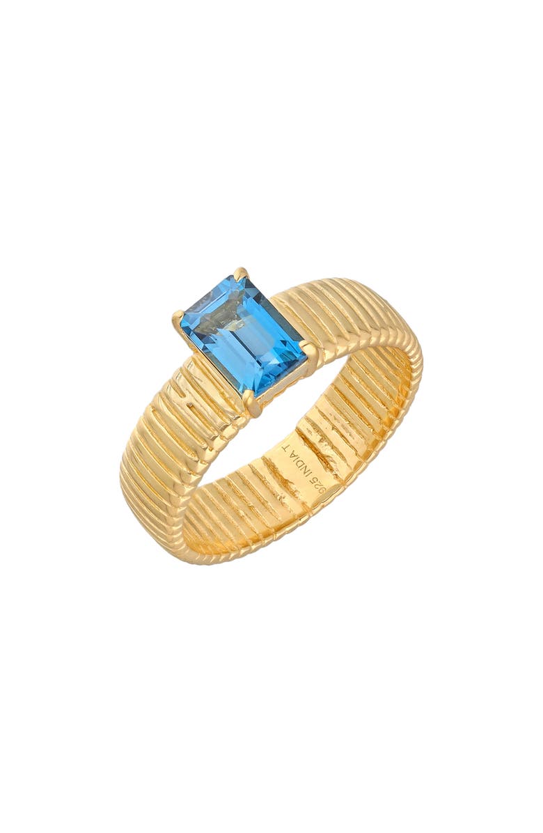 YS GEMS London Blue Topaz Ring, Main, color, Blue