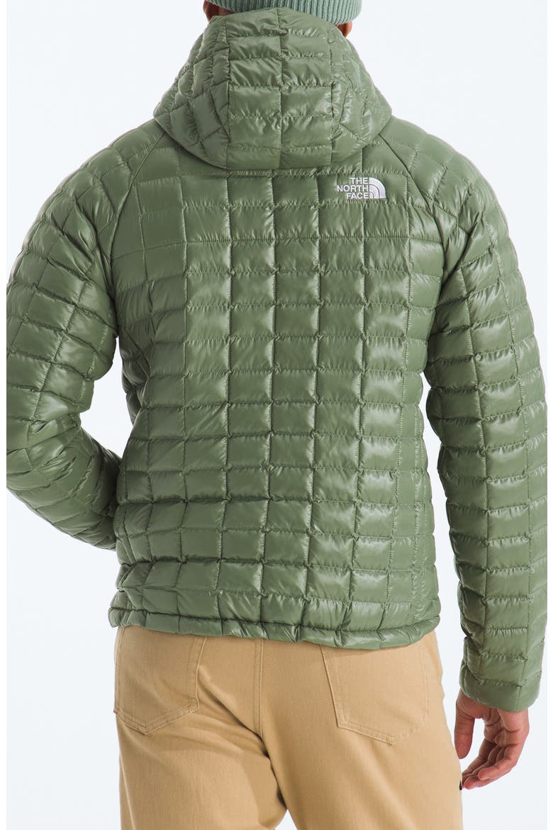 Thermoball Quilted Hooded Jacket, Alternate, color, BARK MIST