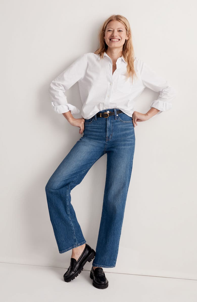 Madewell The Perfect Vintage High Waist Wide Leg Jeans, Alternate, color, 