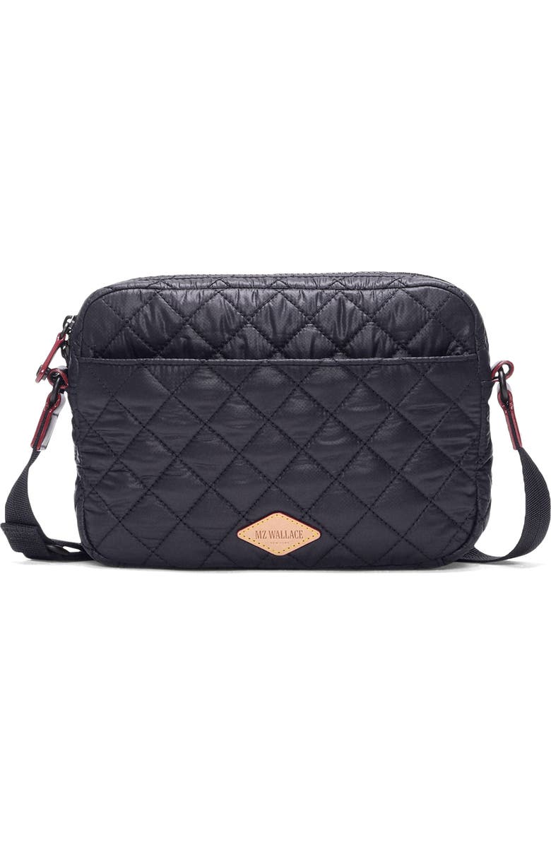 MZ Wallace Small Metro Quilted Nylon Camera Bag, Alternate, color, Black
