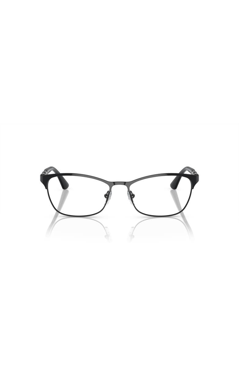 Vogue Eyewear 52mm Cat Eye optical glasses, Alternate, color, Black
