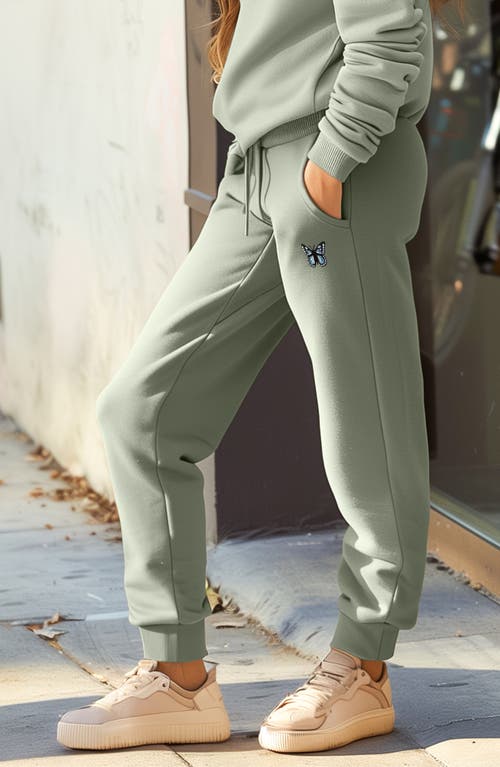Dalix Butterfly Midweight Fleece Relaxed Sweatsuit