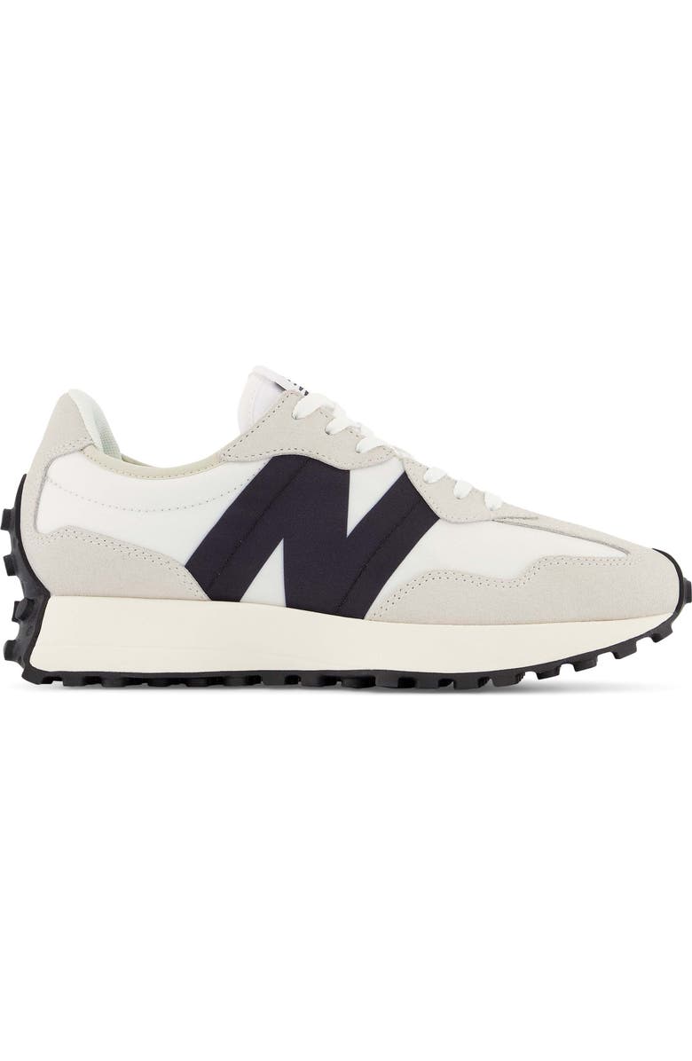New Balance 327 Sneaker, Alternate, color, White/ Black