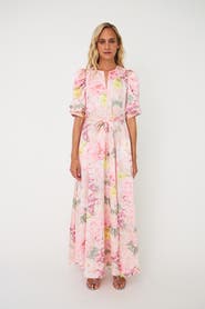 CRAS Kaylacras Floral Print Maxi Dress
